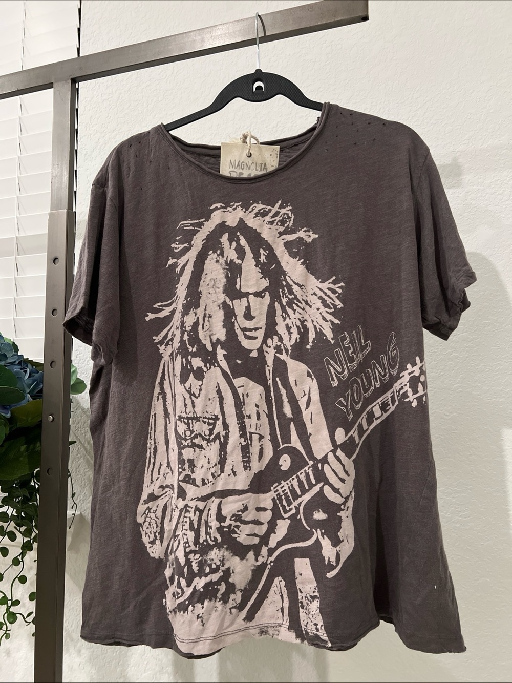 Magnolia Pearl Brown Graphic Neil Young Tee